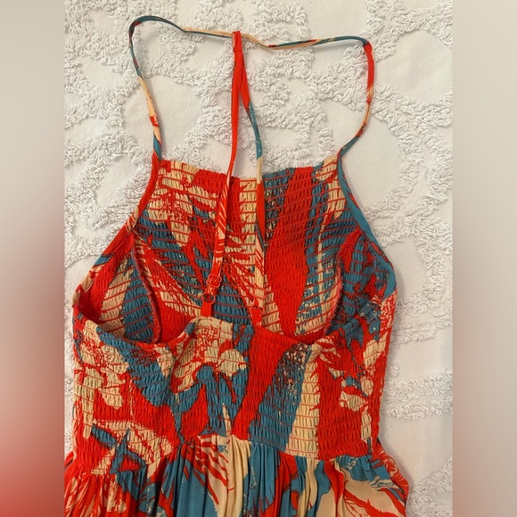 🌸💫Intimately Free People, Heat Wave Floral print dress in red combo. XS💫🌸 - Picture 5 of 6